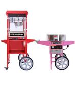 popcorn & Suikerspin machine met kar, Ophalen of Verzenden, Nieuw