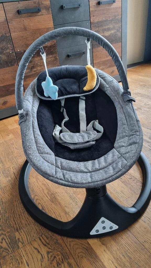 Wipstoel Novi Baby swing (elektrisch) black/grey, Kinderen en Baby's, Wipstoeltjes, Zo goed als nieuw, Schommelstoel, Overige merken
