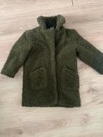 Jas meisjes groen boucle HEMA | Maat 110 / 116, Ophalen of Verzenden, Zo goed als nieuw, Meisje, Jas