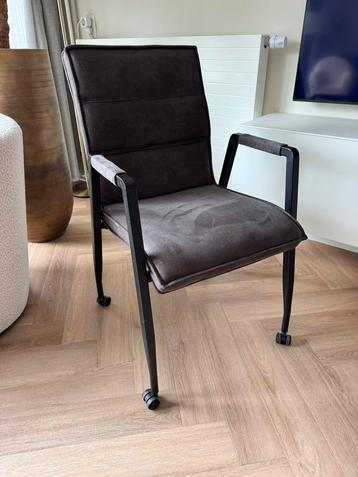 Moderne eetkamerstoelen met wieltjes - set van 6 beschikbaar voor biedingen