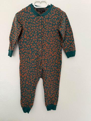 House of Jamie luipaard overall groen jumpsuit boxpakje 98 beschikbaar voor biedingen