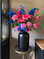 Felle Zijden bloemen Fel in vaas Zwart Kunstbloemen Zijde, Ophalen of Verzenden, Nieuw
