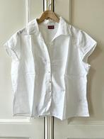 Biaggini blouse linnen/katoen wit, maat 48, Kleding | Dames, Ophalen of Verzenden, Zo goed als nieuw, Maat 46/48 (XL) of groter