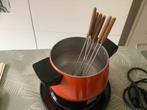 Te koop elektrische fonduepan, Ophalen of Verzenden, Zo goed als nieuw, Elektrisch