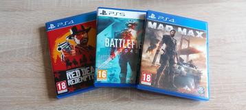 Red Dead 2 / Battlefield 2042 / Mad Max