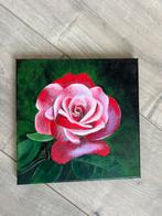 Rose, Ophalen of Verzenden, Zo goed als nieuw, Schilderij, Minder dan 50 cm
