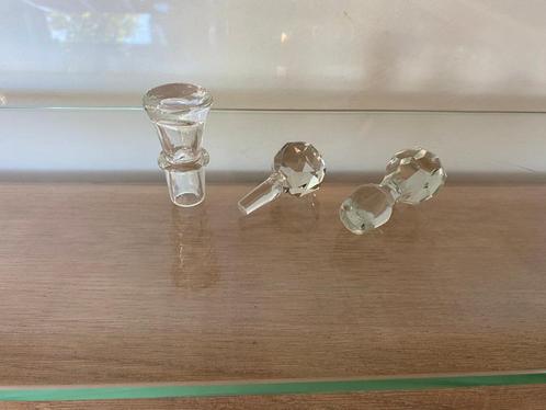 KRISTALLEN ANTIEKE DOP/ STOP VOOR KARAF/ FLESJE, Antiek en Kunst, Antiek | Glas en Kristal, Ophalen of Verzenden