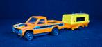 Majorette Toyota Pick-Up met Aanhanger. BIEDEN, Hobby en Vrije tijd, Modelauto's | Overige schalen, Ophalen of Verzenden, Gebruikt