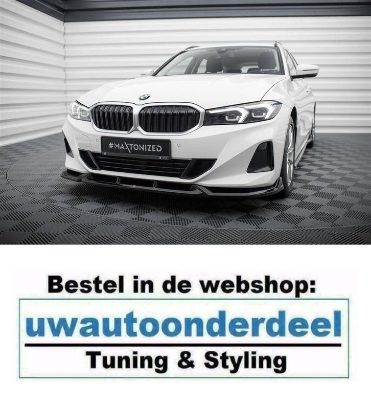 Maxton Design Spoiler Splitter Lip Voor Bmw G20 G21 LCI, Auto diversen, Tuning en Styling, Verzenden