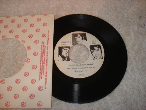 Elvis Presley    Bootleg  Thats All Right Mama  Usa, Cd's en Dvd's, Vinyl Singles, Zo goed als nieuw, Single, 7 inch, Ophalen of Verzenden