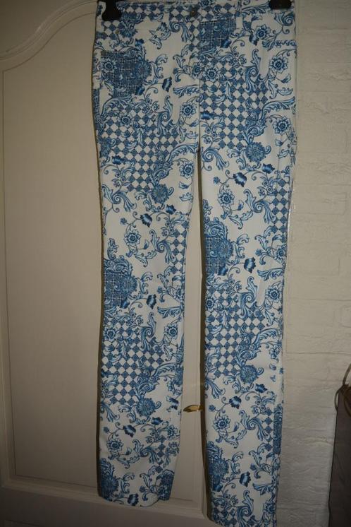 Brax, leuke originele 'Delfts blauwe" broek, mt S, Kleding | Dames, Spijkerbroeken en Jeans, Zo goed als nieuw, W28 - W29 (confectie 36)