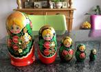 Baboesjka, Matroesjka, Rusland, hout, handbeschilderd, vijf, Verzamelen, Ophalen