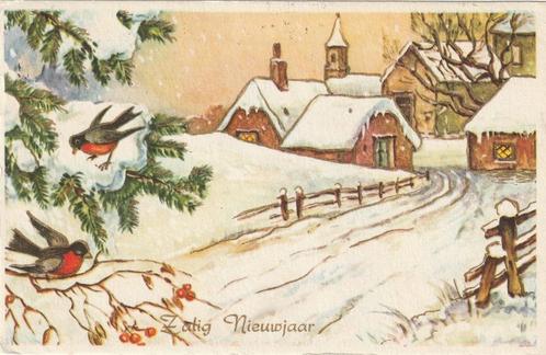 KERST BOERDERIJ SNEEUW UITN1966 ZEER MOOIE OUDE KAART KH691, Verzamelen, Ansichtkaarten | Themakaarten, Gelopen, 1960 tot 1980