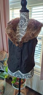 Gave bruine gilet met bont!, Ophalen of Verzenden, Nieuw, Bruin