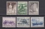 NVPH 550 - 555 ong Zomerzegels 1950 ; Nederland voor 10% CW, Verzenden, T/m 1940, Postfris
