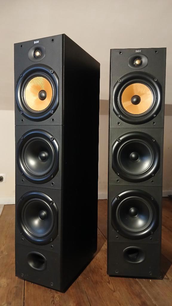 B&W DM 604 (S1) – Klasse en Kracht, Audio, Tv en Foto, Luidsprekers, Gebruikt, Front, Rear of Stereo speakers, 120 watt of meer