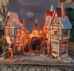 Kerstdorp met verlichting, Ophalen of Verzenden, Zo goed als nieuw