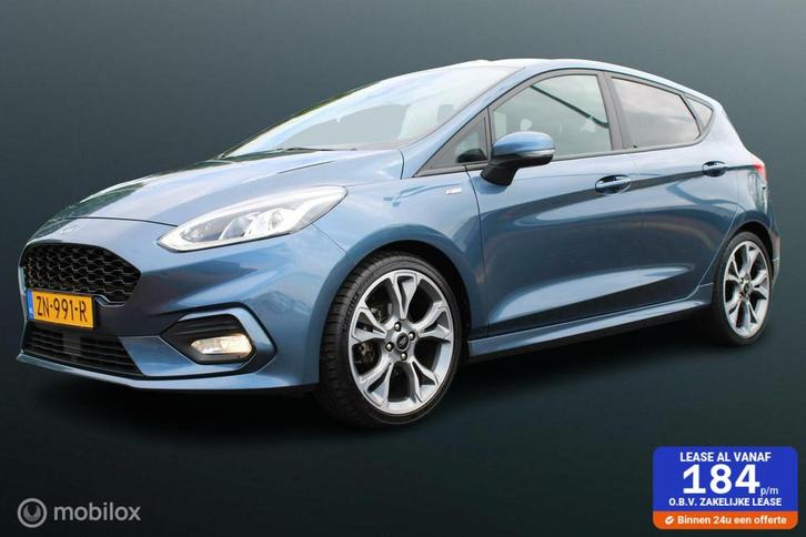 Ford Fiesta 1.0 EcoBoost ST-Line, 18 Inch lmv,Donker glas, P, Auto's, Ford, Bedrijf, Te koop, Fiësta, ABS, Airbags, Airconditioning