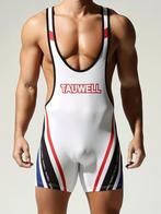 Bodysuite voor heren   (095), Ophalen, Wit, Overige typen