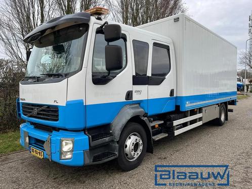 Volvo FL 280 , dubbele cabine , Bakwagen , (bj 2009), Auto's, Vrachtwagens, Bedrijf, Te koop, Airconditioning, Elektrische ramen