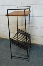 Vintage lectuurtafel telefoontafel wandkastje, Huis en Inrichting, Woonaccessoires | Krantenbakken en Lectuurbakken, Gebruikt