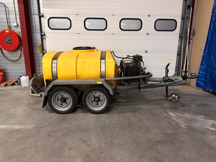 Mobiele Hogedrukreiniger 200 Bar - 15 l/pm, Tuin en Terras, Hogedrukreinigers, Gebruikt, Benzine, Met regelbare waterdruk, Ophalen