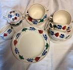 Boerenbont diversen bord soepkop, Huis en Inrichting, Keuken | Servies, Ophalen, Gebruikt, Bord(en), Aardewerk