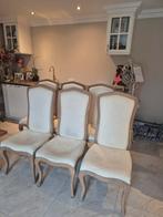 6 landelijke eetkamerstoelen (opknappers!), Huis en Inrichting, Stoelen, Ophalen, Hout, Gebruikt, Overige kleuren