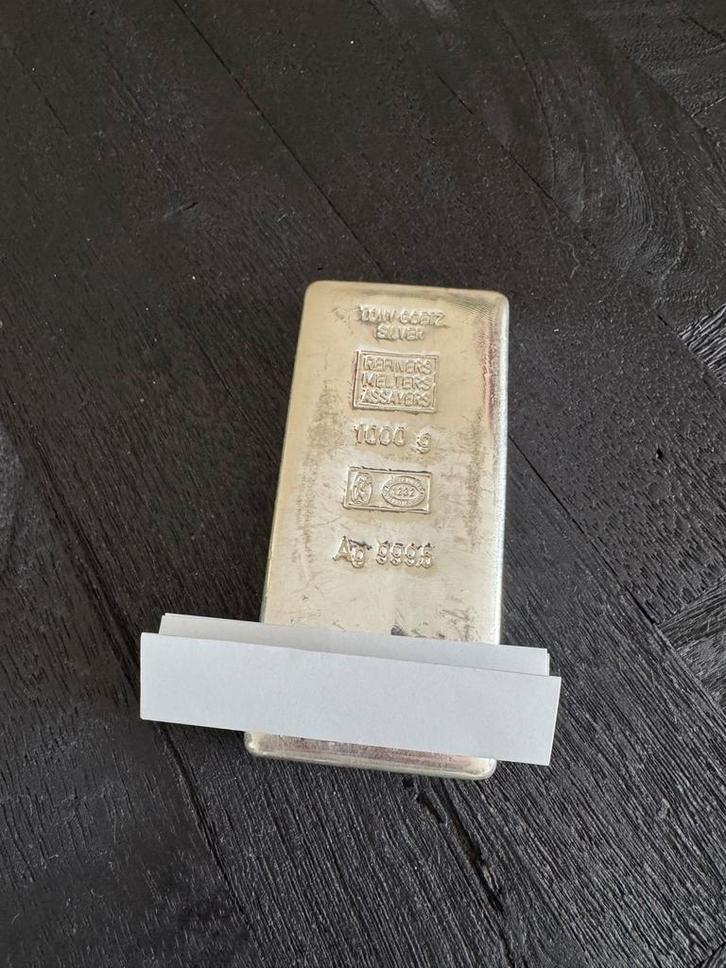 Zilverbaar 1 kg – puur zilver 999 – direct beschikbaar, Postzegels en Munten, Edelmetalen en Baren, Zilver, Ophalen