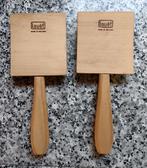 2 LOUET wol handkaarden 10 x 11 cm, Hobby en Vrije tijd, Spinnewielen en Spinnen, Ophalen of Verzenden, Gebruikt, Overige typen