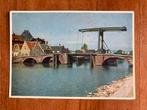 Schilderachtig Holland. Oude Brug in Overschie - Rotterdam., Verzamelen, Ophalen of Verzenden, 1940 tot 1960, Ongelopen, Zuid-Holland