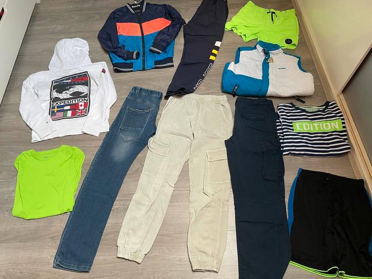 Merkkleding Pakket Jongen Maat 146-152, Kinderen en Baby's, Kinderkleding | Overige, Gebruikt, Jongen, Ophalen of Verzenden