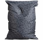 Grote Fatboy Zitzak Leopard 100x150 ALS NIEUW, Huis en Inrichting, Zitzakken, Ophalen, Zo goed als nieuw, Grijs, Zitzak