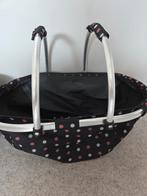Winkelmandje stof opvouwbaar, Kunststof, Mand, Ophalen of Verzenden, Zo goed als nieuw
