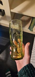 Coca Cola Glas - Geel, Ophalen of Verzenden, Frisdrankglas