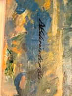 Olieverf schilderij uit 1986, Antiek en Kunst, Kunst | Schilderijen | Klassiek, Ophalen of Verzenden