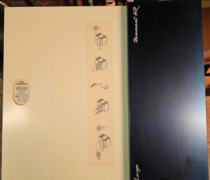 Gereviseerde Renovent HR 4/0 RB large bj 2010 met bypass, Doe-het-zelf en Verbouw, Ventilatie en Afzuiging, Zo goed als nieuw