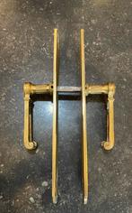 1xChique set Deurklink met Schild, Antiek 100 JAAR OUD klink, Antiek en Kunst, Antiek | Koper en Brons, Ophalen of Verzenden