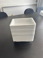 140 stuks Frietbakjes, Huis en Inrichting, Keuken | Servies, Ophalen of Verzenden, Zo goed als nieuw, Overige stijlen, Kop(pen) en/of Schotel(s)