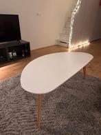 (JYSK) Salontafel LEJRE 120x60 wit/eiken, Huis en Inrichting, Ophalen, 100 tot 150 cm, 50 tot 100 cm, Zo goed als nieuw