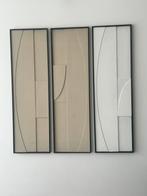 Schilderij met organische vormen taupe, Ophalen