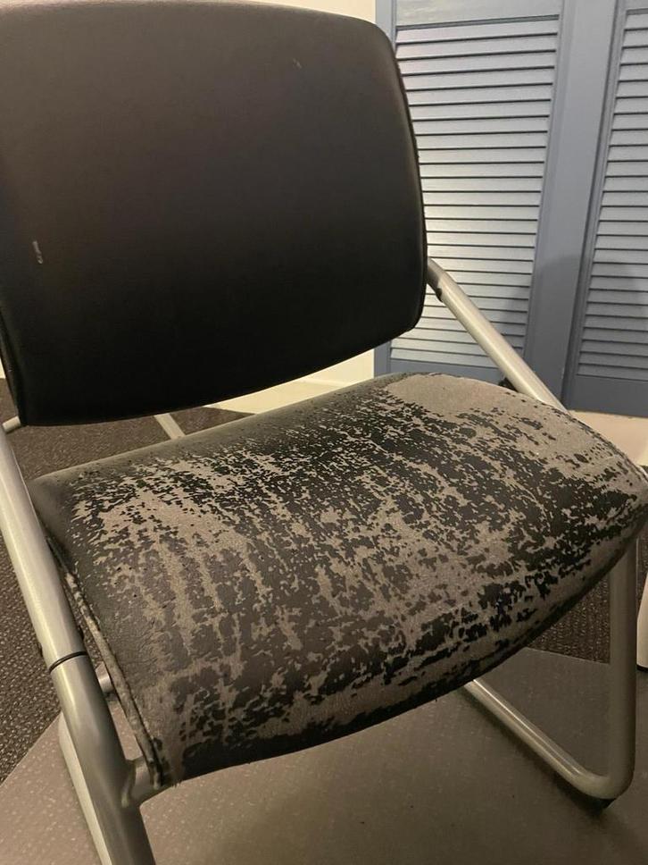 Now! By Hülsta stoel (5x) bekleding=op verder nog top staat!, Huis en Inrichting, Stoelen, Gebruikt, Vijf, Zes of meer stoelen