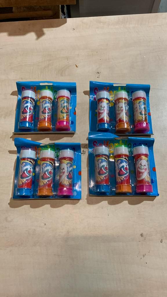 Doos bellenblazers bellenblaas zeep kinder 108 stuks. 36 x3, Kinderen en Baby's, Speelgoed | Overig, Nieuw, Jongen of Meisje, Ophalen