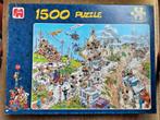 Jan van Haasteren puzzel 1500 stukjes, Ophalen of Verzenden, 500 t/m 1500 stukjes, Gebruikt, Legpuzzel