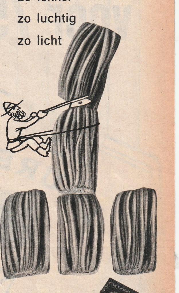 Retro reclame 1962 Bensdorp chocola leuk als geschenk, Verzamelen, Retro, Overige typen, Verzenden