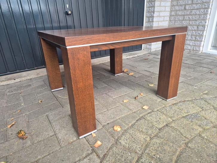 Eiken Salon Tafel, Huis en Inrichting, Tafels | Salontafels, Zo goed als nieuw, Minder dan 50 cm, 50 tot 100 cm, 50 tot 100 cm