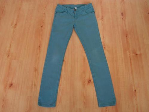 Blauw-groene broek maat 152 van Hema., Kinderen en Baby's, Kinderkleding | Maat 152, Gebruikt, Meisje, Broek, Ophalen of Verzenden
