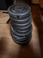 Tunturi Gewichten Set - 3cm Stangdiameter, Ophalen of Verzenden, Gebruikt, Armen, Halterschijven