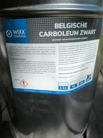 Belgisch carboleum zwart, Doe-het-zelf en Verbouw, Verf, Beits en Lak, 20 liter of meer, Ophalen, Nieuw, Zwart