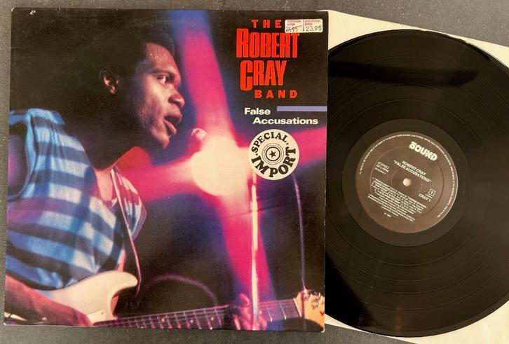 ROBERT CRAY BAND - False accusations ( LP; NMINT ), Cd's en Dvd's, Vinyl | Jazz en Blues, Zo goed als nieuw, Blues, 1960 tot 1980